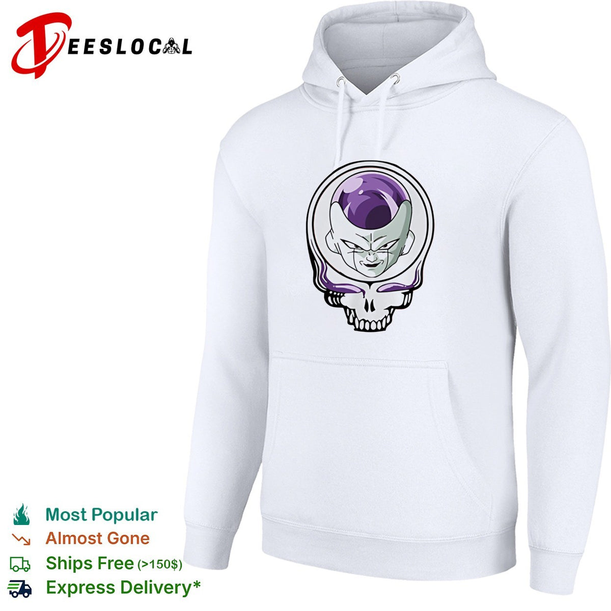 Frieza x Grateful Dead Skull shirt