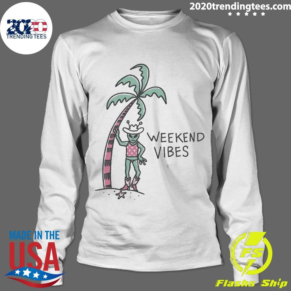 Frog Alien Weekends Vibes Shirt