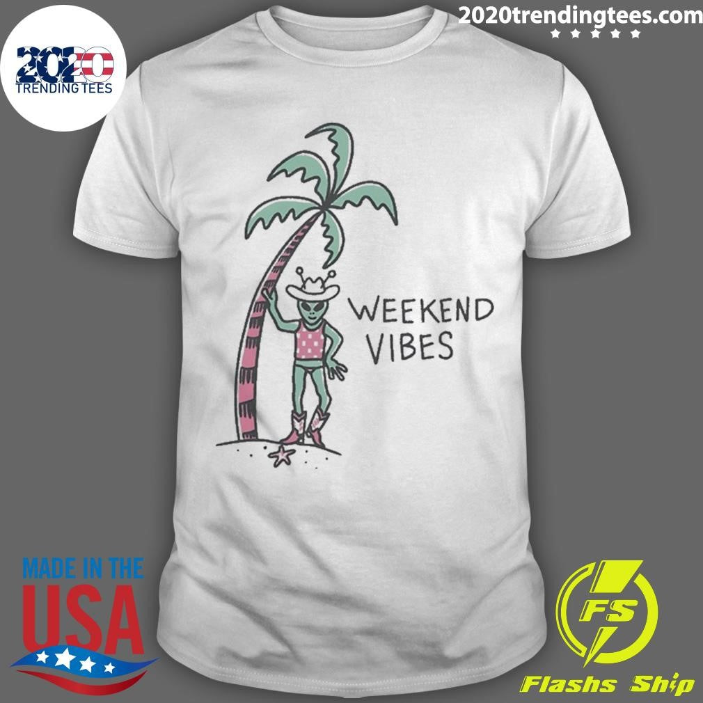 Frog Alien Weekends Vibes Shirt
