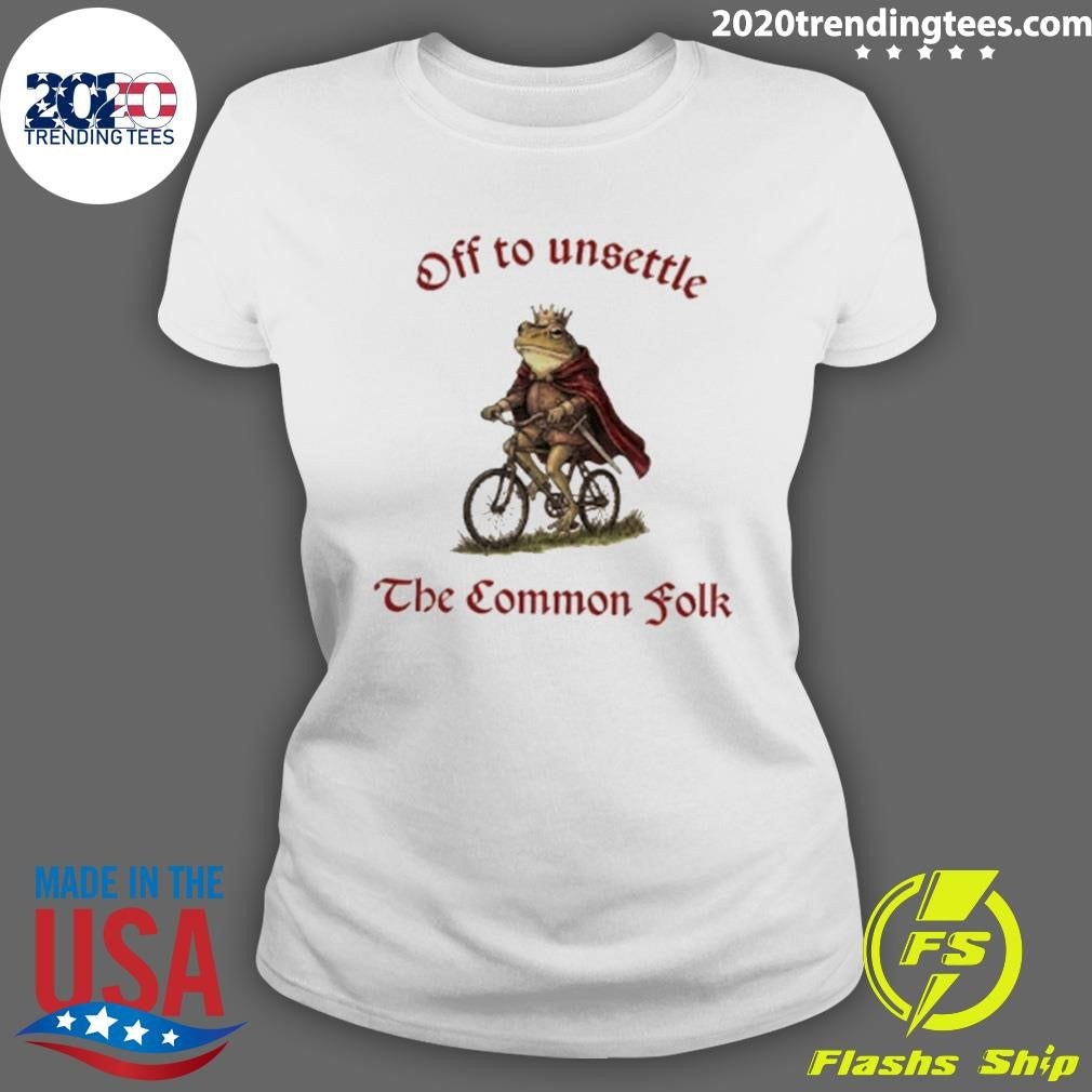 Frog Meme Off To Unsettle The Common Folk Vintage Shirt