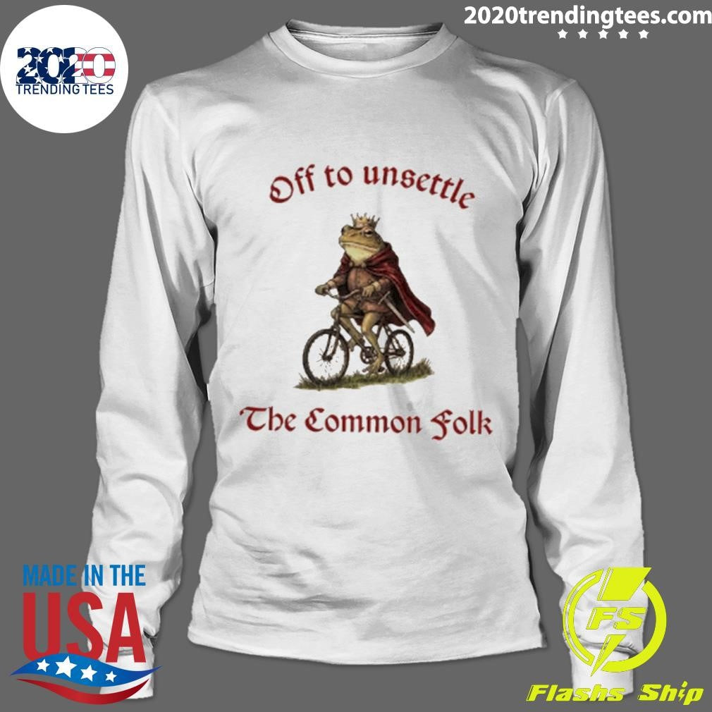 Frog Meme Off To Unsettle The Common Folk Vintage Shirt