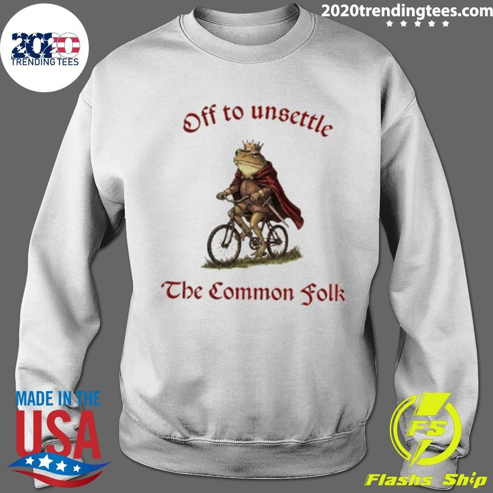 Frog Meme Off To Unsettle The Common Folk Vintage Shirt