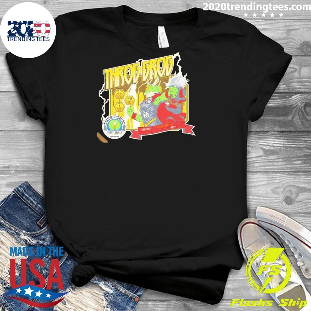 Frog Of Thunder Fake Graphic Shirt