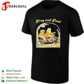 Frog and Toad on a tandem bicycle illustration classic children book story shirt