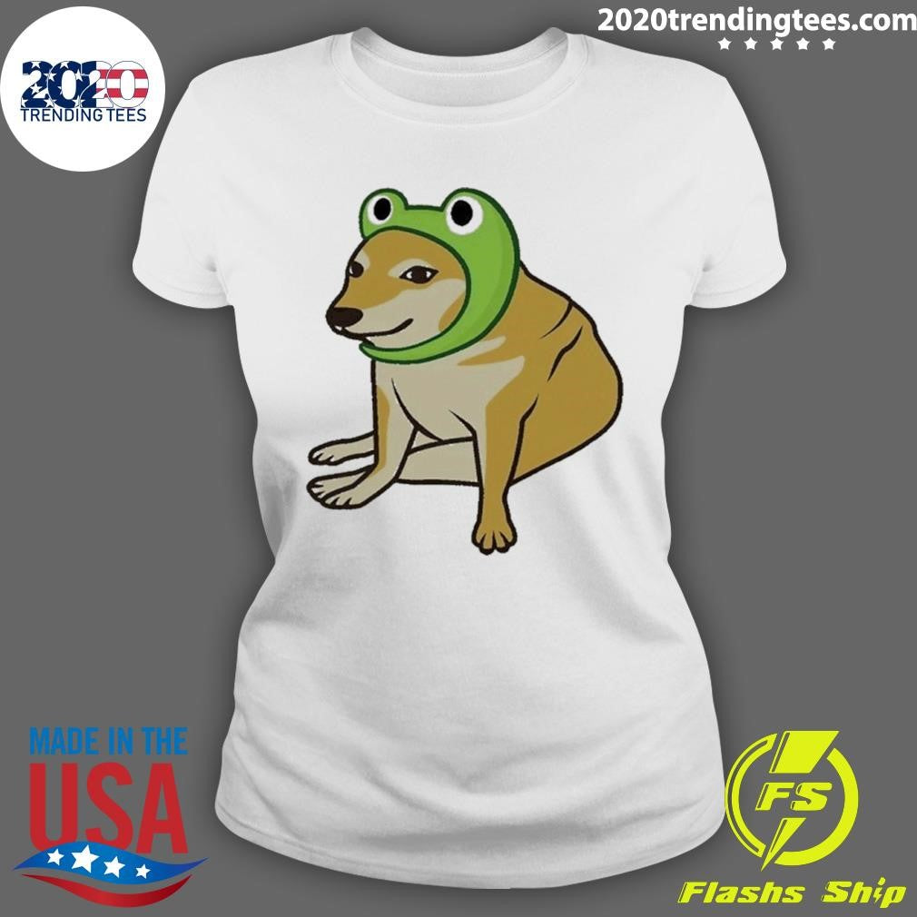 Froggy Cheems Meme Shirt