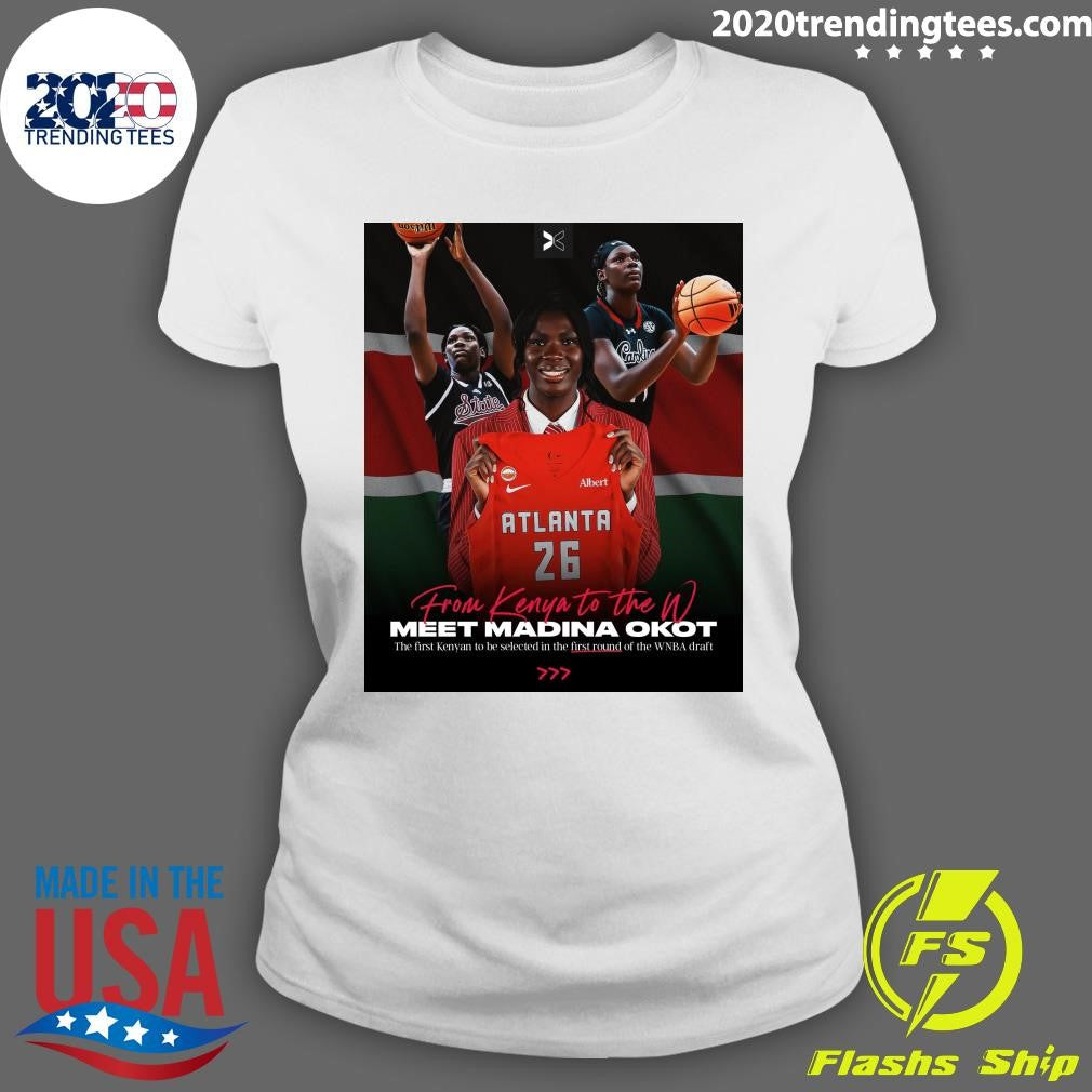 From Kenya To The W Meet Madina Okot The First Kenyan To Be Selected In The First Round Of The WNBA Draft 222 Shirt