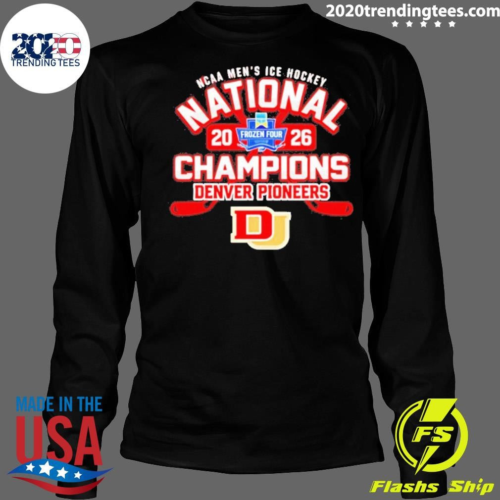 Frozen Four Men’s Ice Hockey National Champions 2026 Denver Pioneers Official Shirt