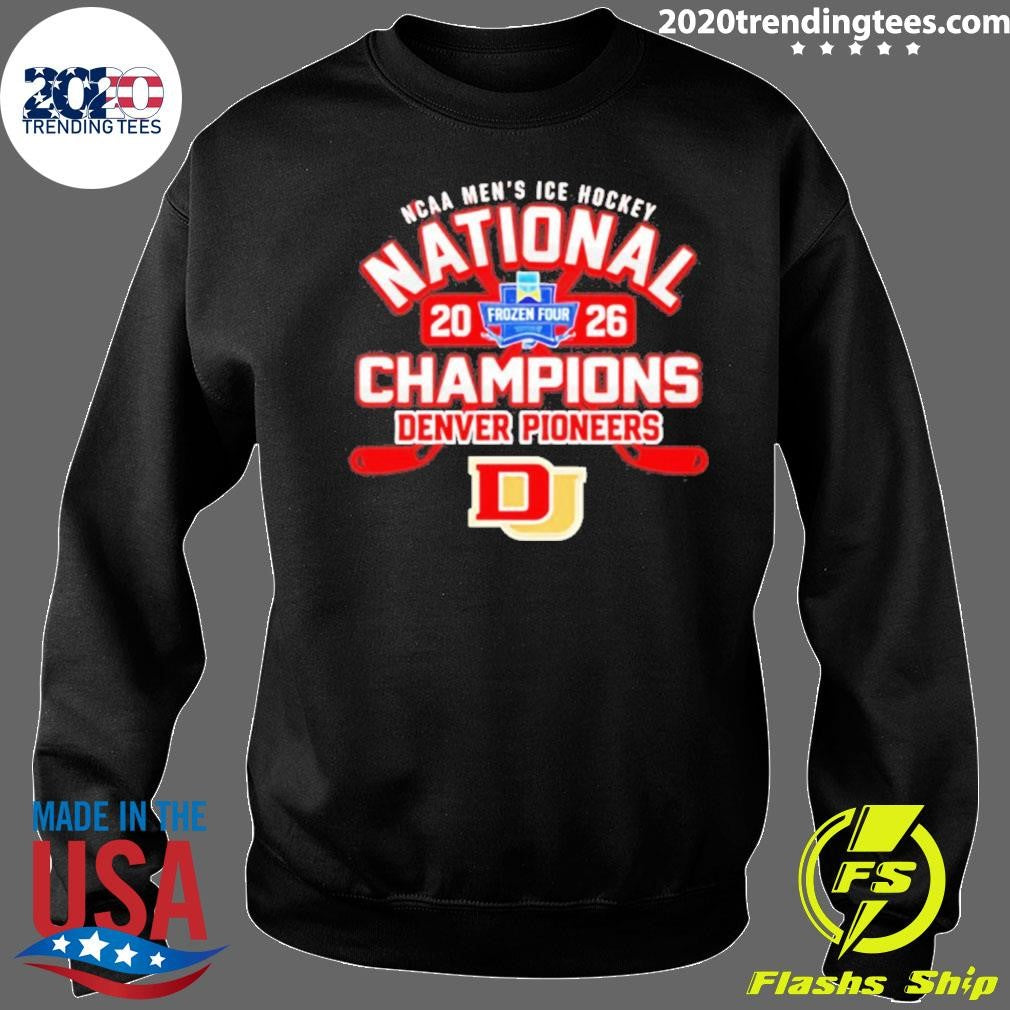 Frozen Four Men’s Ice Hockey National Champions 2026 Denver Pioneers Official Shirt