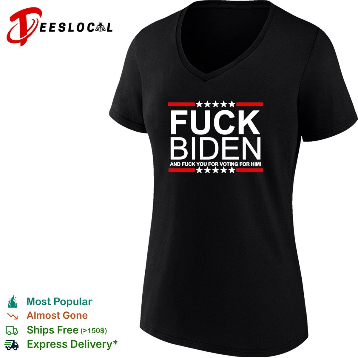 Fuck Biden and fuck you for voting for him shirt