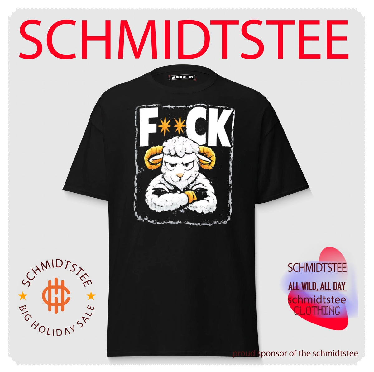 Fuck sheep cartoon vintage shirt