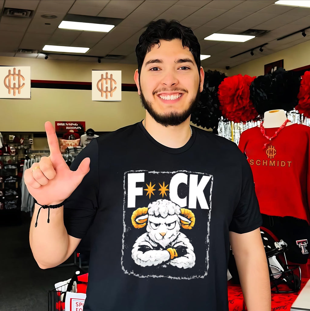 Fuck sheep cartoon vintage shirt