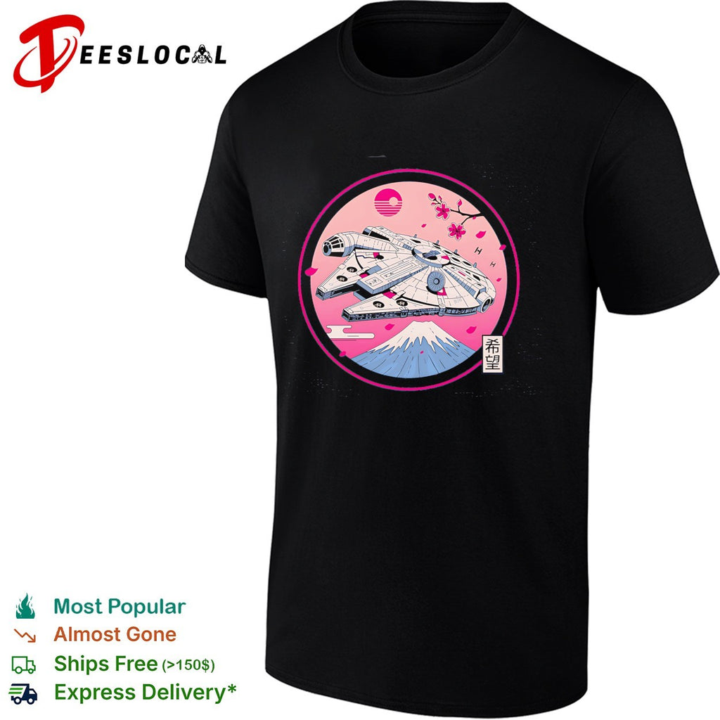 Fuji Hope a Japanese style design featuring the Millennium Falcon shirt
