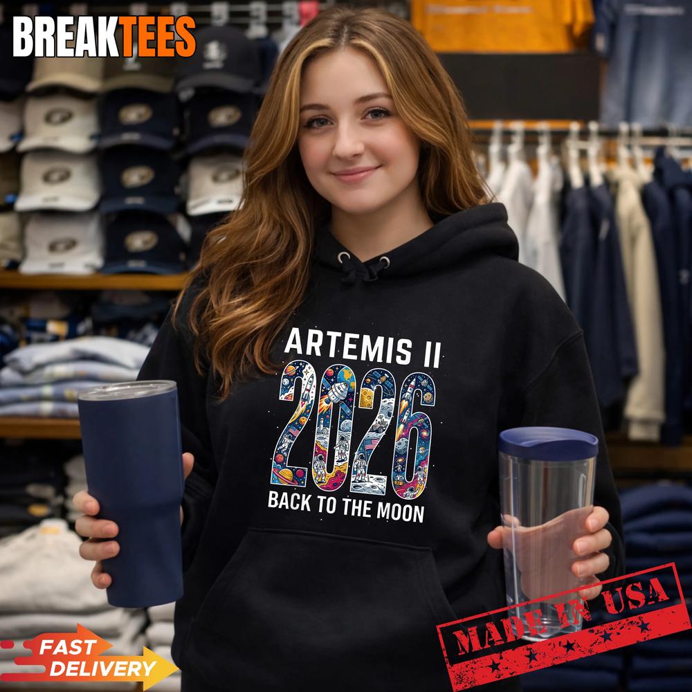 Fun Artemis II Back to Moon 2026 Space Dreamers Shirt