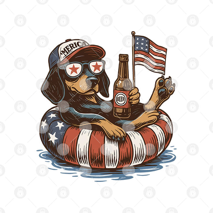 Funny 4th Of July Dachshund T Shirt