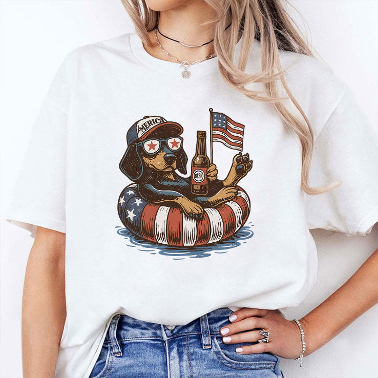 Funny 4th Of July Dachshund T Shirt