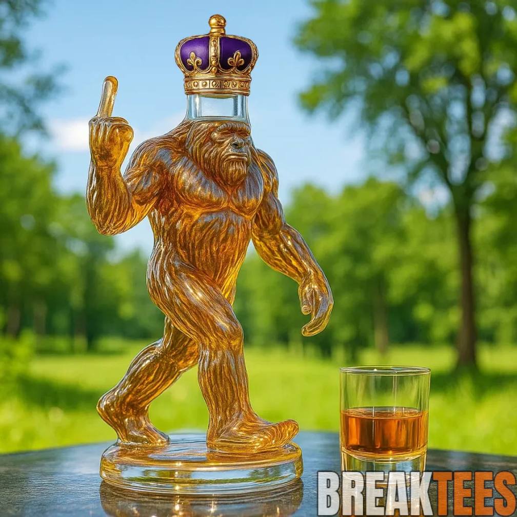 Funny Bigfoot Whiskey Bottle – Limited Edition