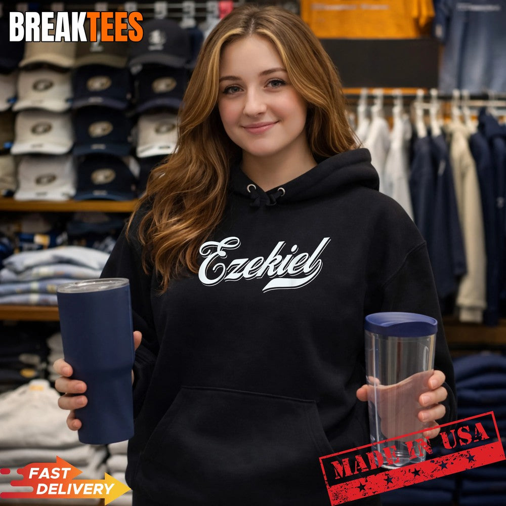 Funny Gift Idea Humour Name for Ezekiel 25 17 Shirt