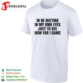 Funny adult humor bold text white background shirt