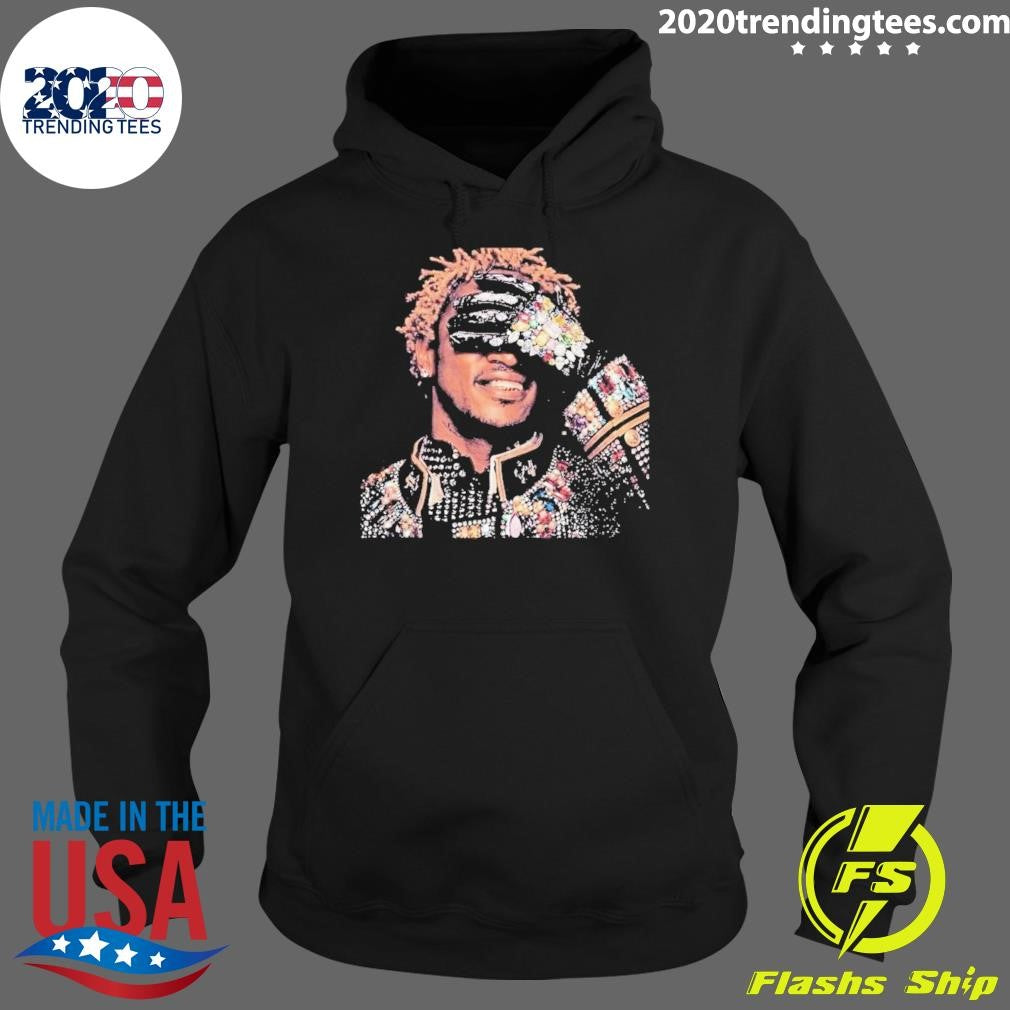 Future Rapper I Never Liked You Album Cover Jeweled Glove Diamond Bling Shirt