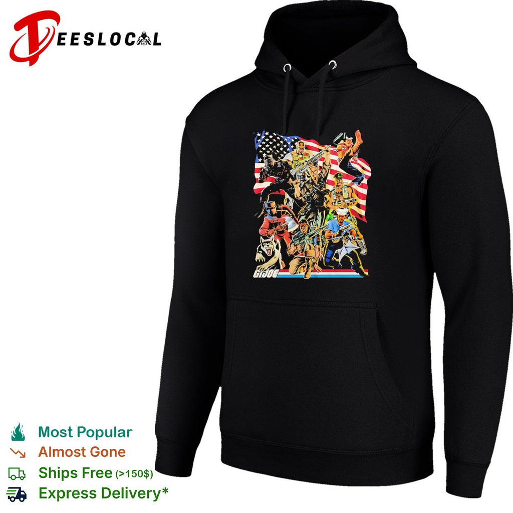 GI Joe American flag shirt