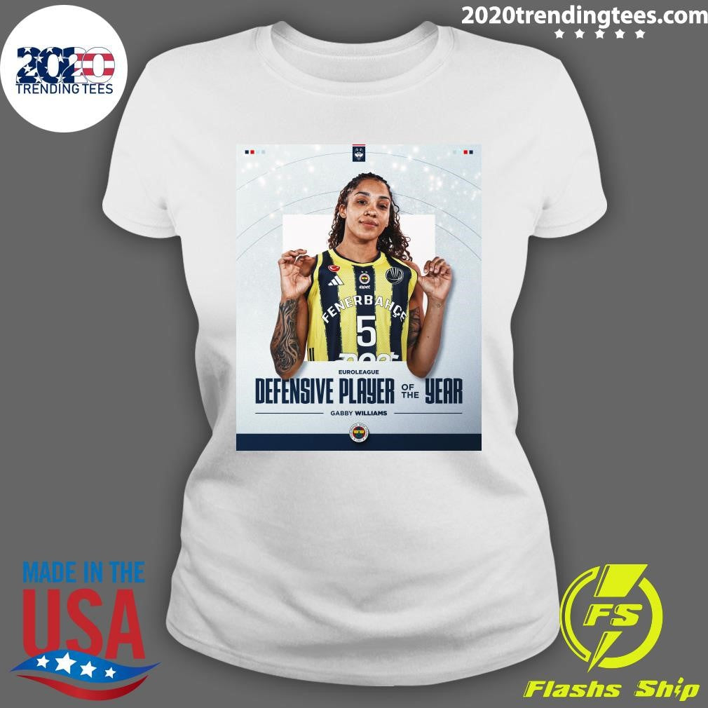 Gabby Williams is the #EuroLeagueWomen Defensive Player of the Year Shirt
