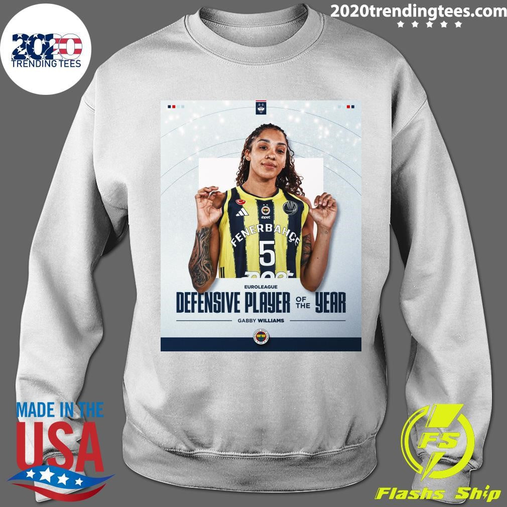 Gabby Williams is the #EuroLeagueWomen Defensive Player of the Year Shirt
