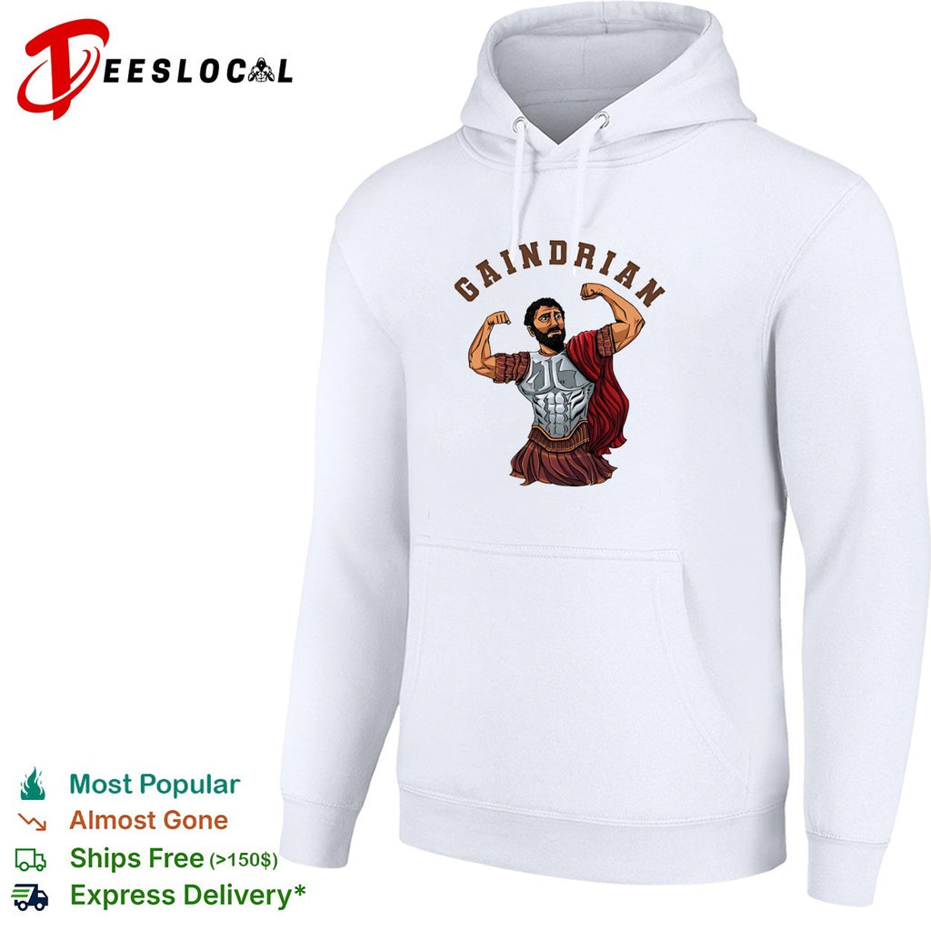 Gaindrian muscle arm posing shirt