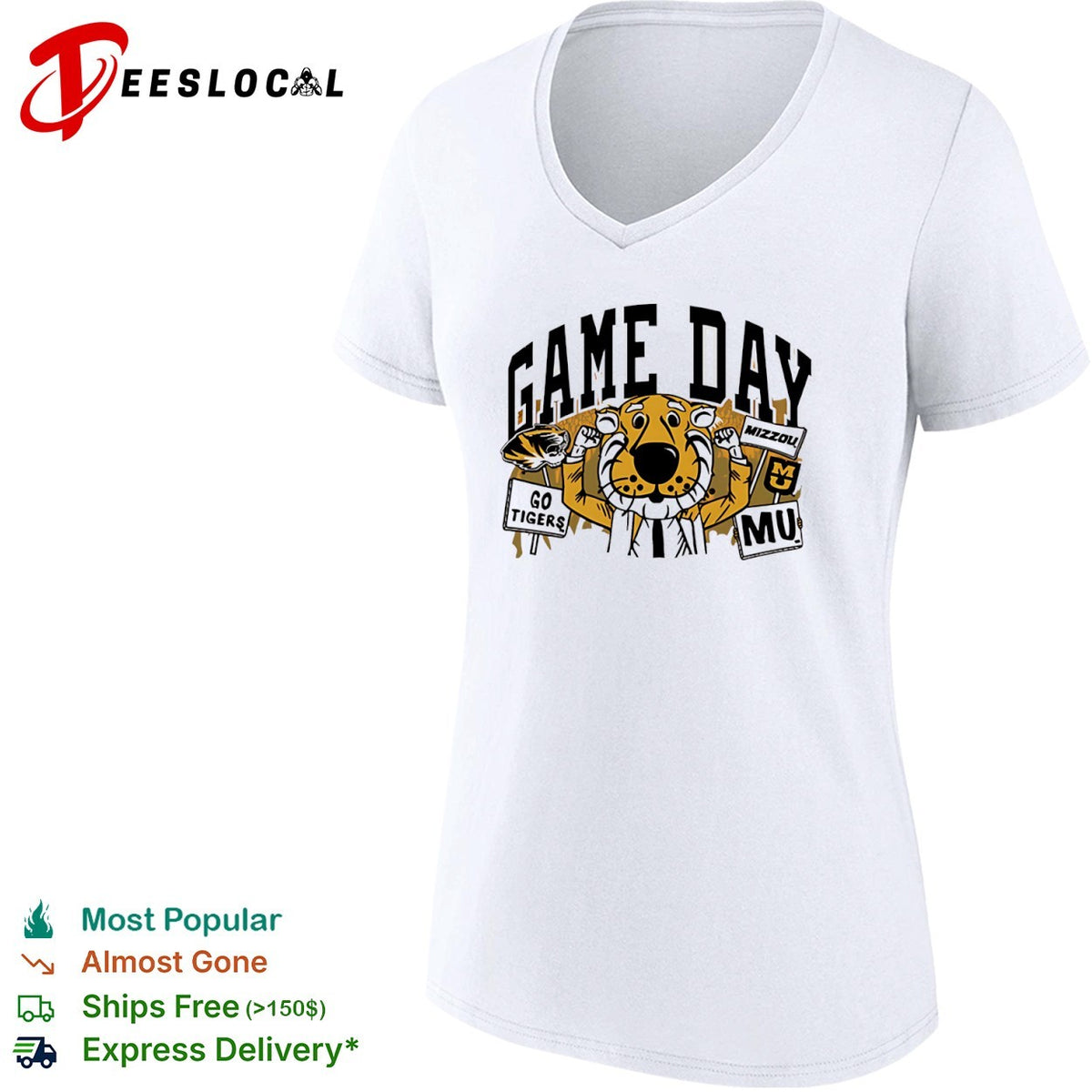 Game Day Truman the Tiger Mizzou Tigers shirt