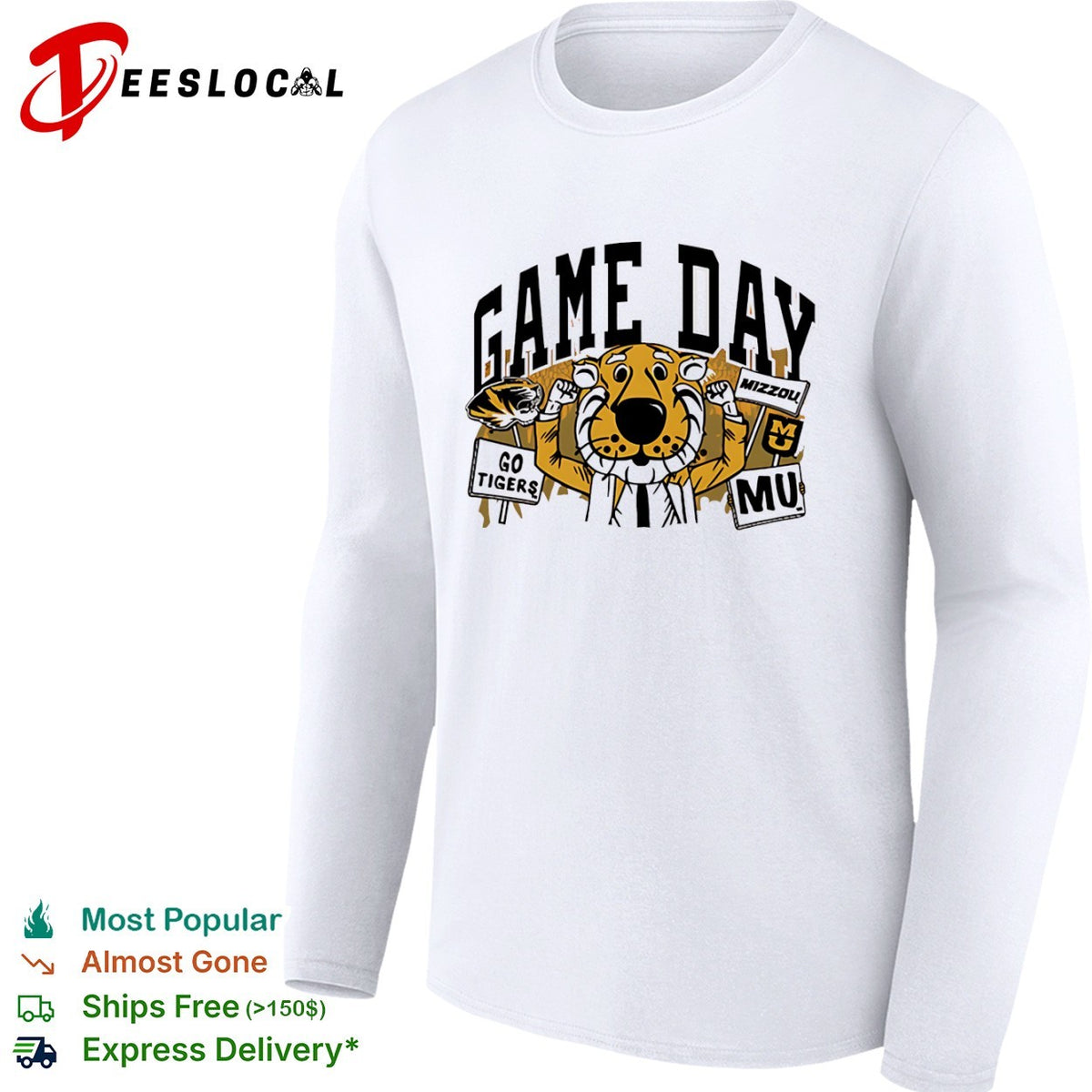 Game Day Truman the Tiger Mizzou Tigers shirt