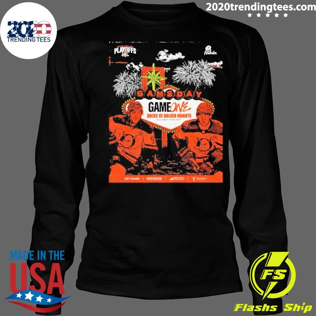 Gameday Round 2 Game One Vegas Golden Knights Vs Anaheim Ducks Shirt