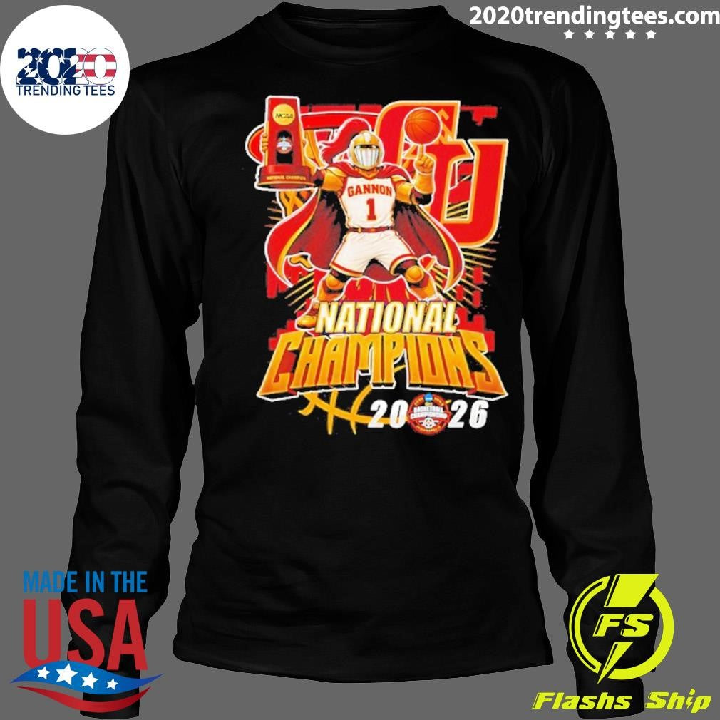Gannon Golden Knights 2026 National Champions Mascot Shirt