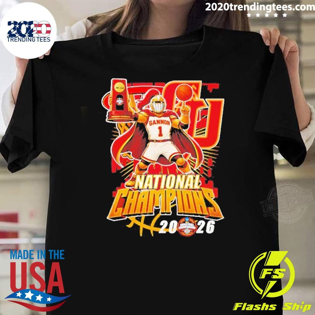 Gannon Golden Knights 2026 National Champions Mascot Shirt