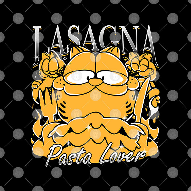 Garfield Lasagna Pasta Lover T Shirt