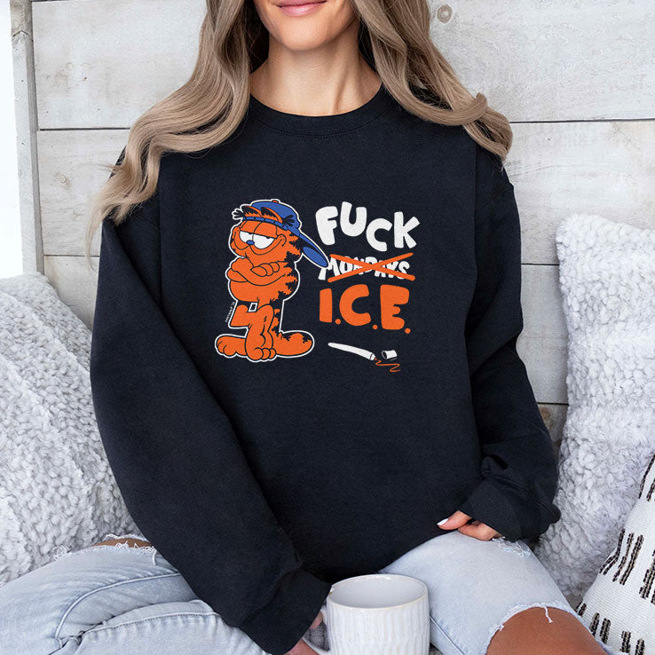 Garfield Says Fuck ICE Shirt
