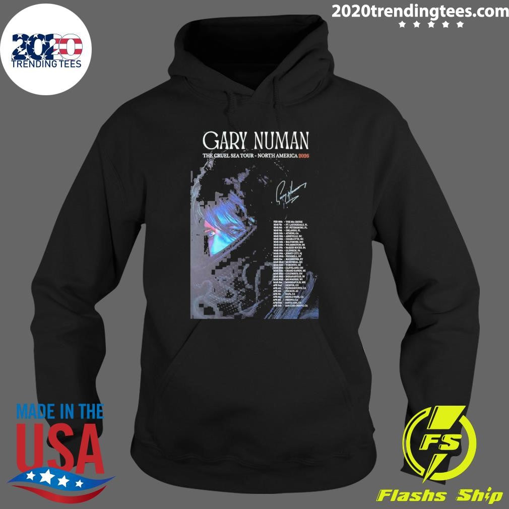 Gary Numan The Cruel Sea Tour North America 2026 Signature Shirt