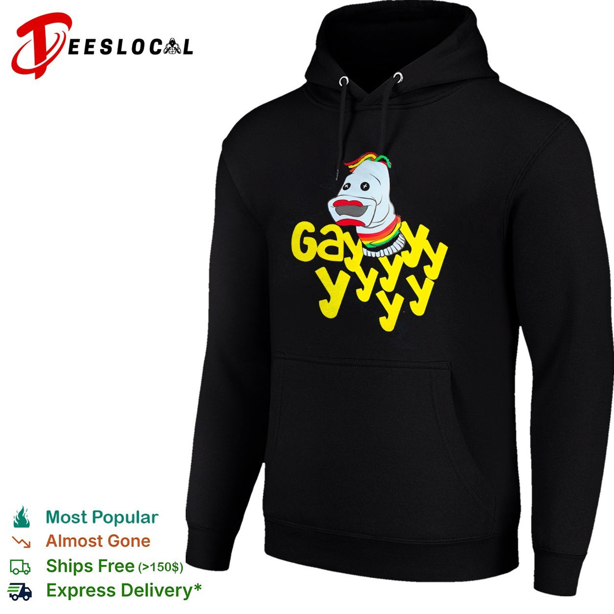 Gay yyyyyy Sock Puppet Rainbow shirt