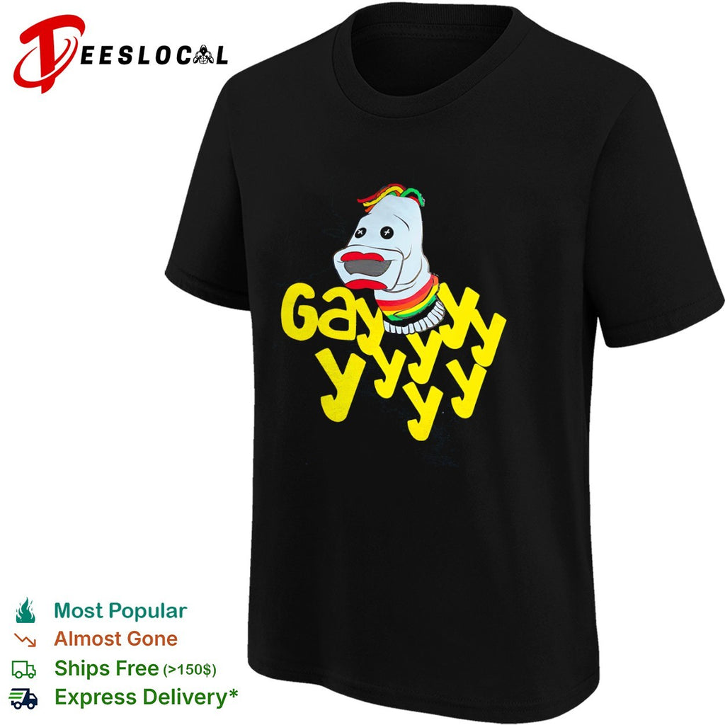 Gay yyyyyy Sock Puppet Rainbow shirt