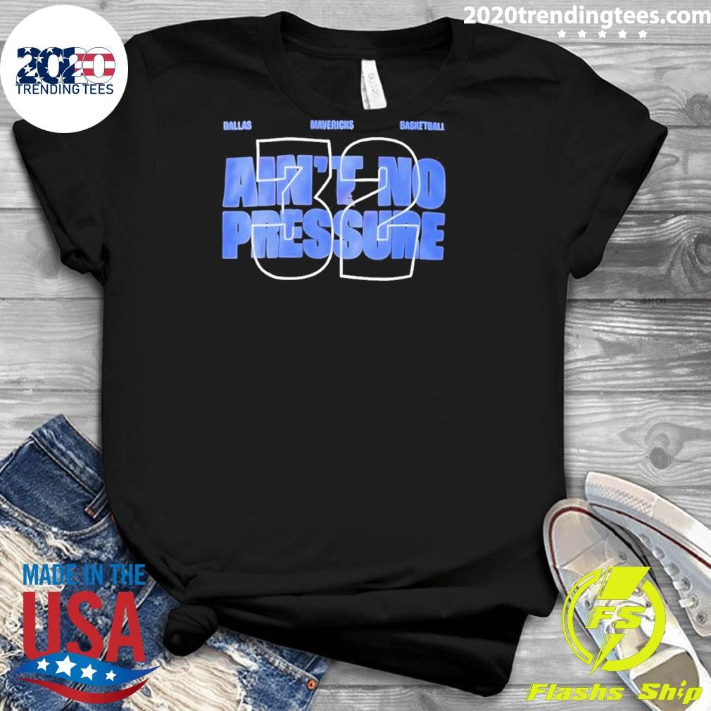 Jason Kidd Wearing Ain’t No Pressure 32 Cooper Flagg Dallas Mavericks Basketball Shirt