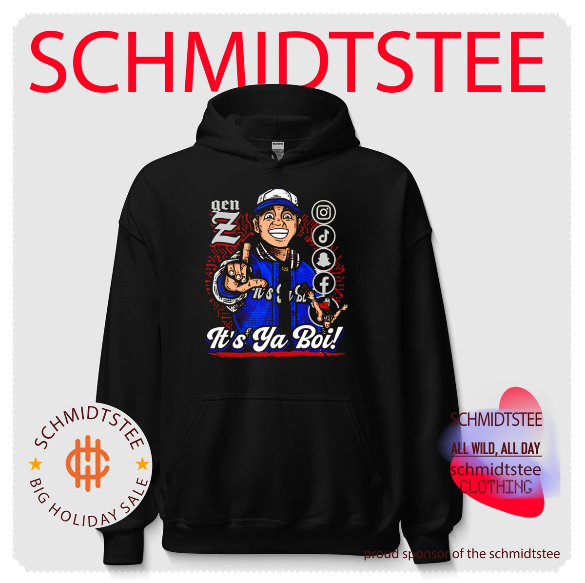 Gen Z It’s Ya Boi cartoon shirt