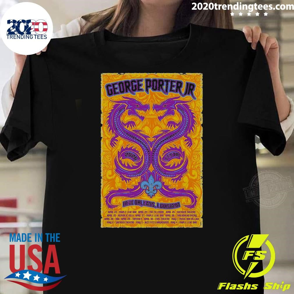 George Porter JR. 2026 Jazz Fest in New Orleans LA Shirt