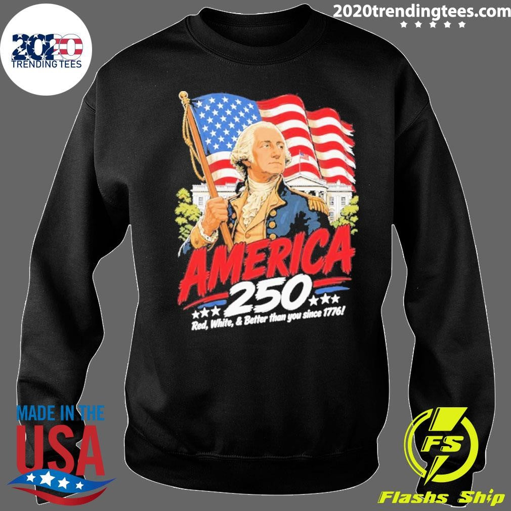 George Washington 250 Patriotic 4th Of July Graphic Shirt
