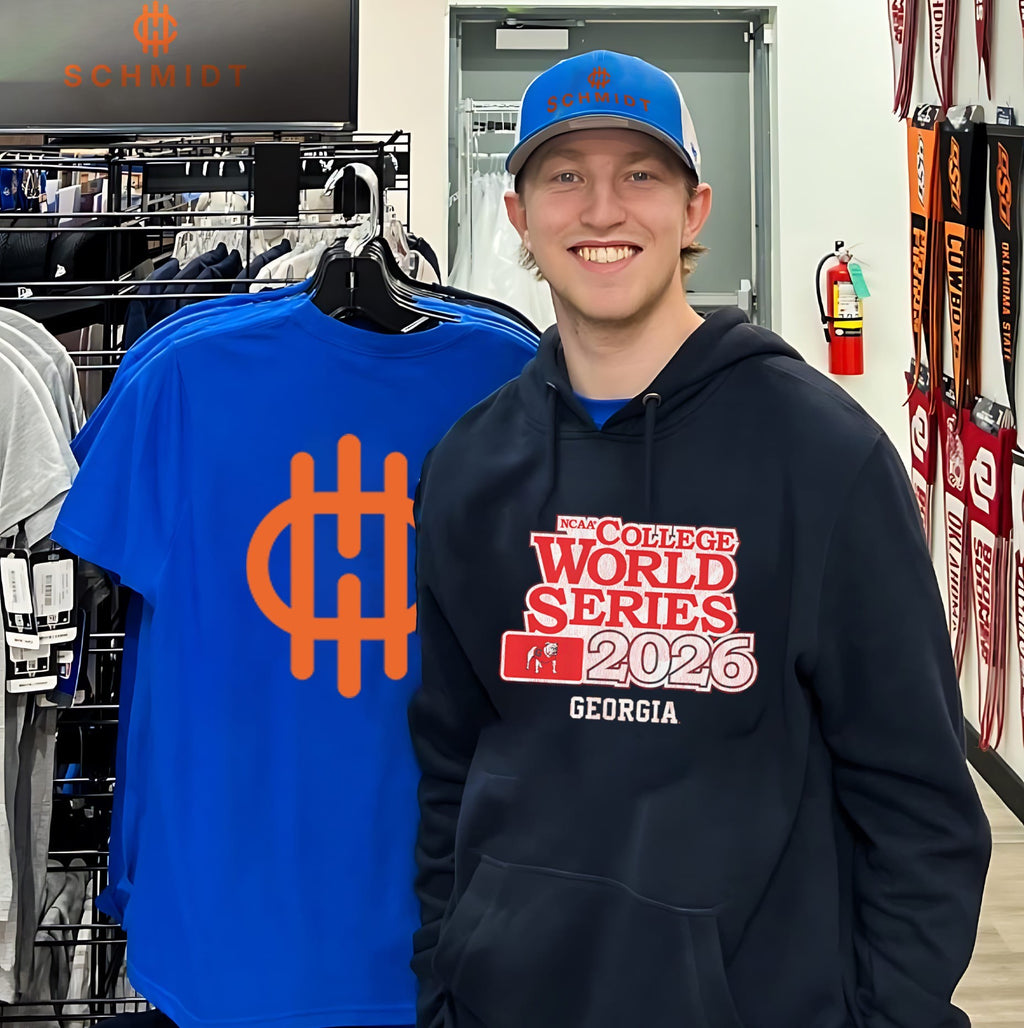 Georgia Baseball 2026 College World Series logo shirt