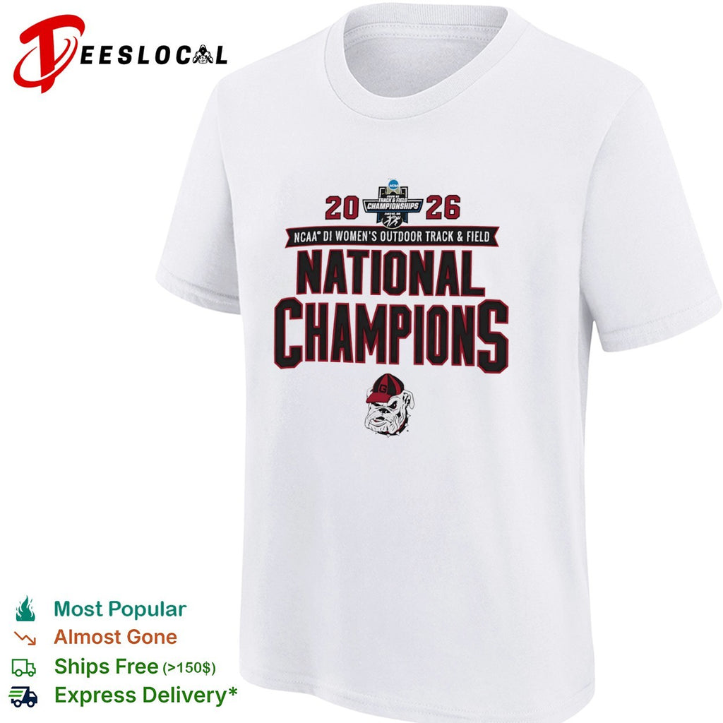 Georgia Bulldogs 2026 NCAA DI Women’s Outdoor Track and Field National Champions shirt