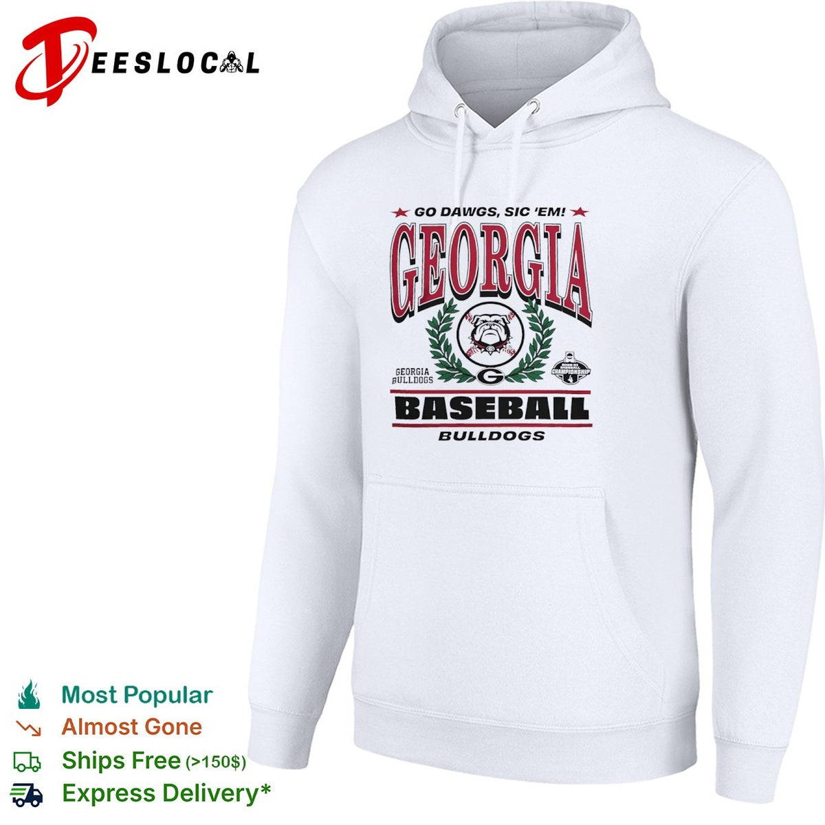 Georgia Bulldogs Baseball 2026 D1 Championship Go Dawgs Sic Em Bulldogs shirt