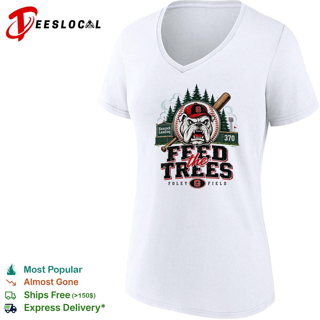 Georgia Bulldogs Feed the Trees Foley Field Hancock Landing Baseball NCAA shirt