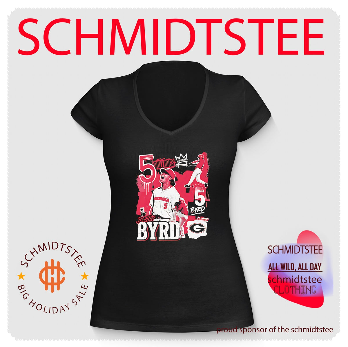 Georgia Bulldogs Justin Byrd vintage shirt