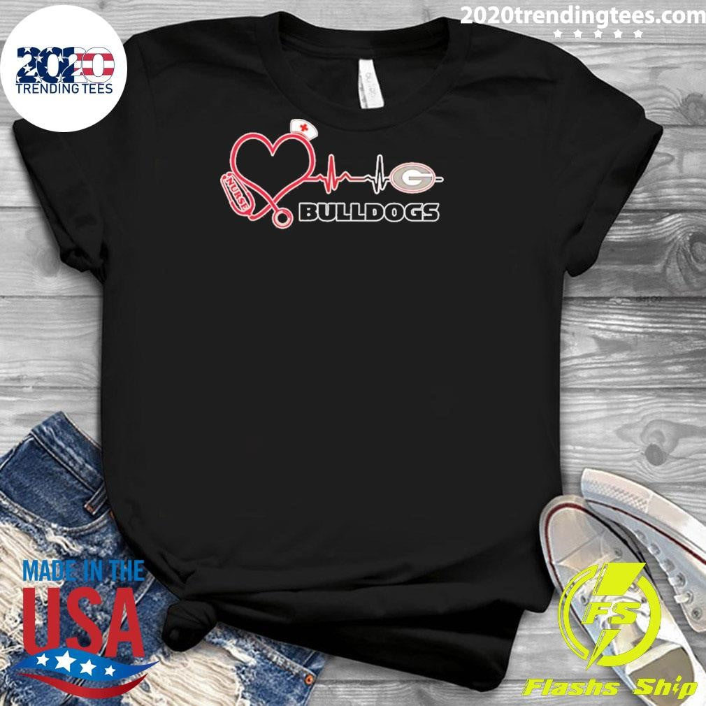 Georgia Bulldogs Nurse Heartbeat 2026 Shirt
