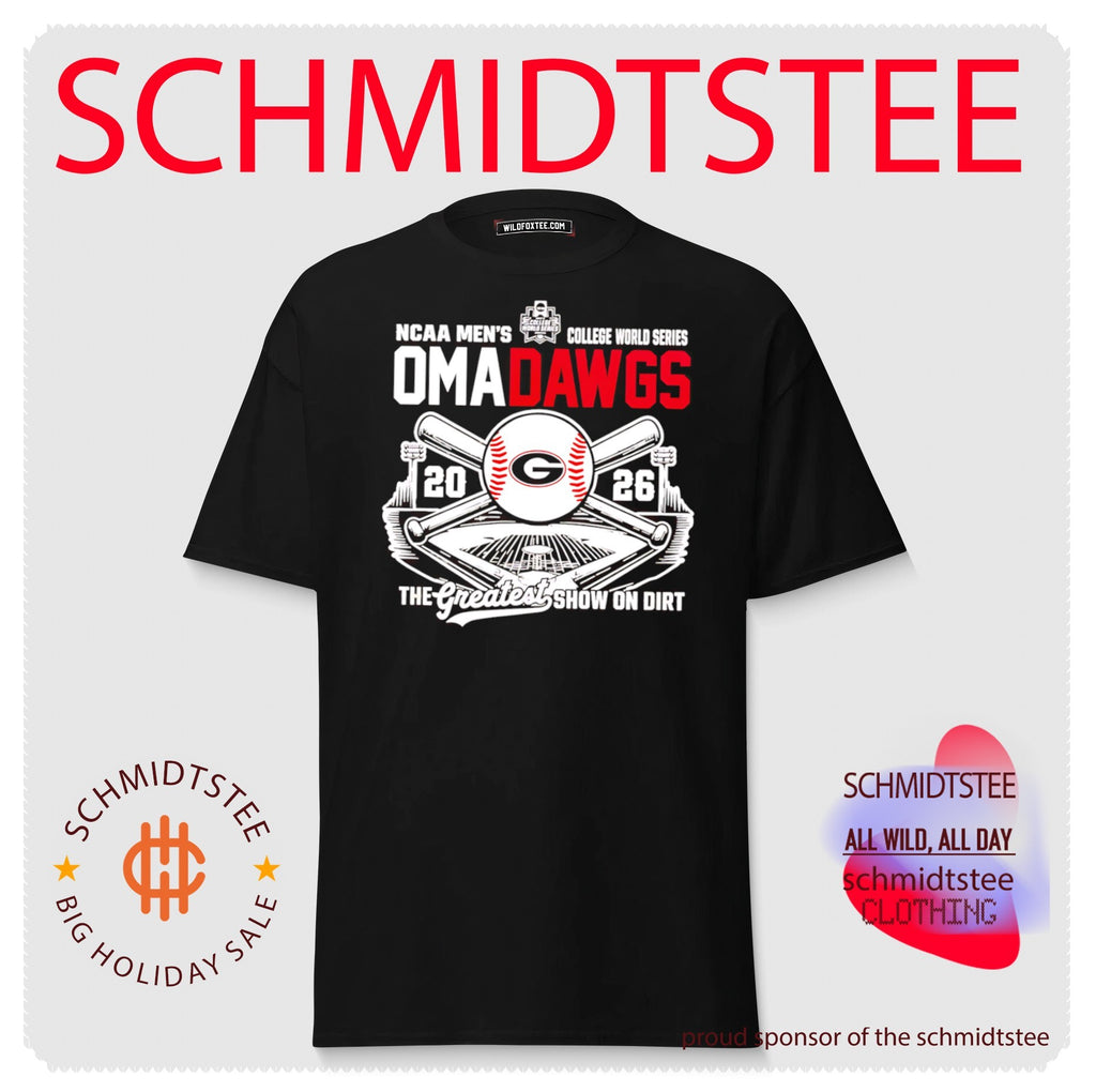 Georgia Bulldogs Omadawgs 2026 NCAA Baseball Men’s College World Series shirt