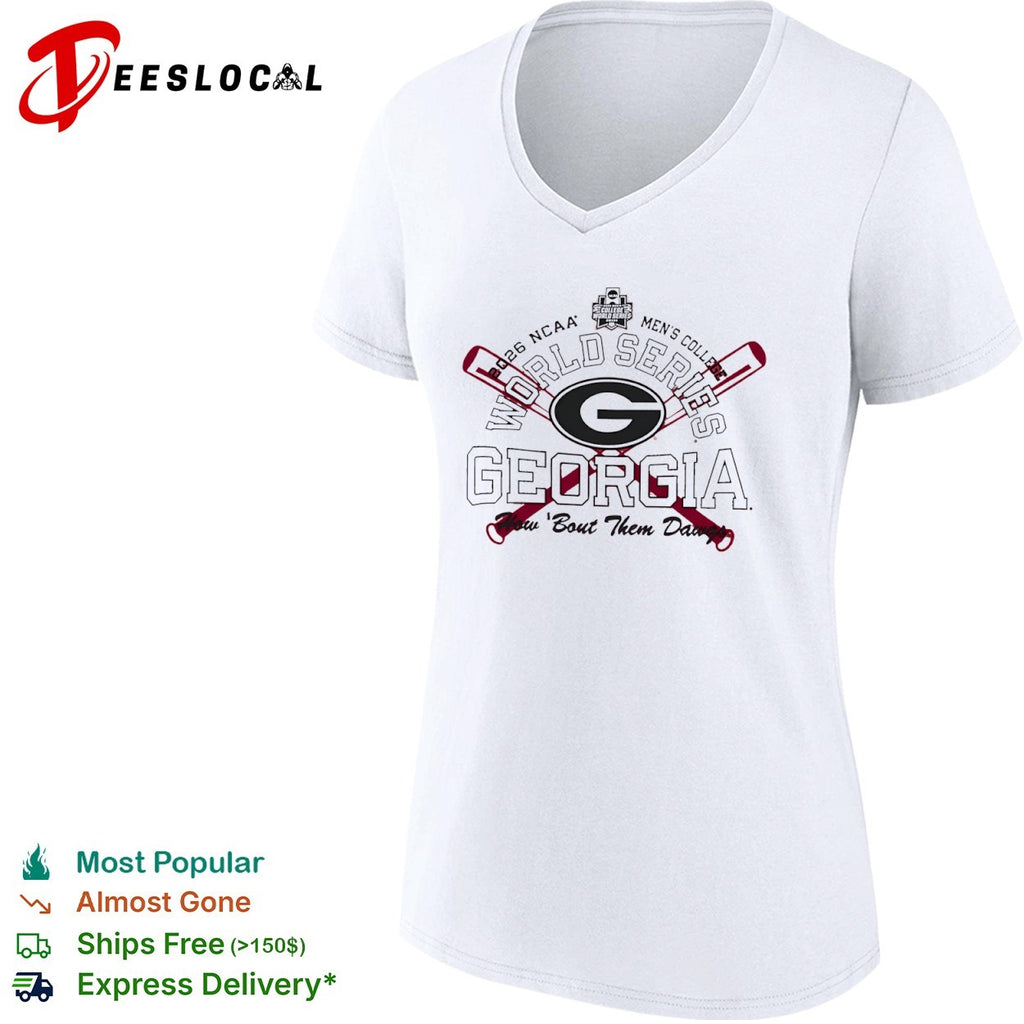 Georgia Bulldogs how ’bout them dawgs NCAA Men’s College World Series 2026 shirt