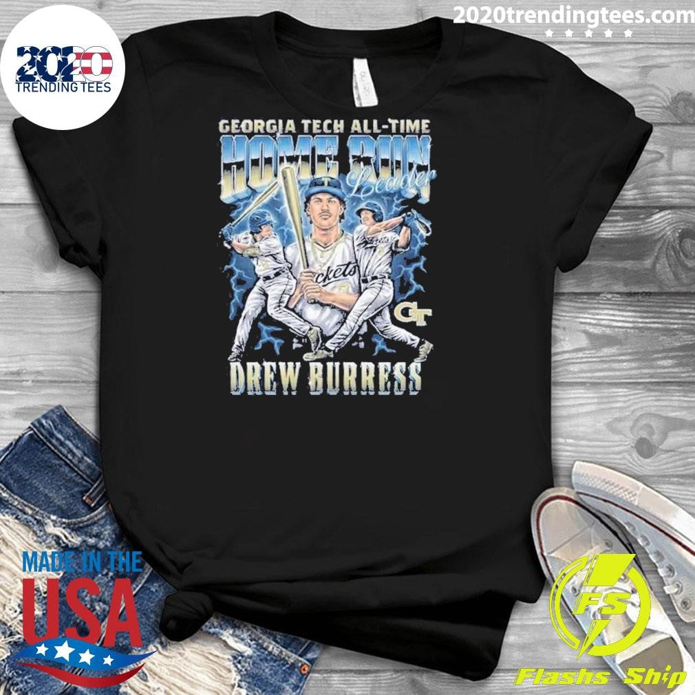 Georgia Tech All-Time Homerun Leader Drew Burress Shirt